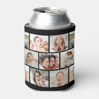 Porta-lata 9 Colagem de Fotos Crie Seu Próprio Lembrança Bebi