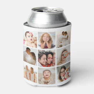 Porta-lata 9 Colagem de Fotos Crie Seu Próprio Lembrança Bebi