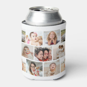 Porta-lata 9 Colagem de Fotos Crie Seu Próprio Quadro de Lemb