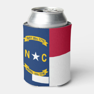 Porta-lata A bandeira do estado de North Carolina pode Hugger