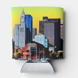 Porta-lata A Casa Personalizada, Boston EUA, Poster Card Magn