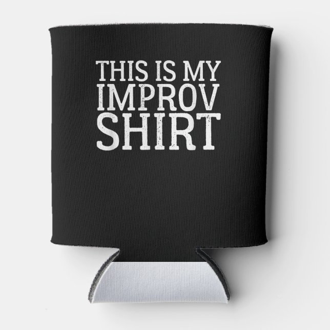 Porta-lata A Comédia Do Improv Atriz Agindo É Meu Improv (Frente)
