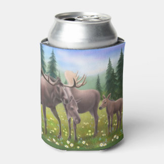 Porta-lata A Família Alaskan Moose Pode Resfriar