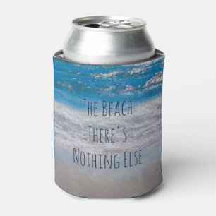 Porta-lata A Frase da Onda Azul Praia do Oceano Costeiro Bran