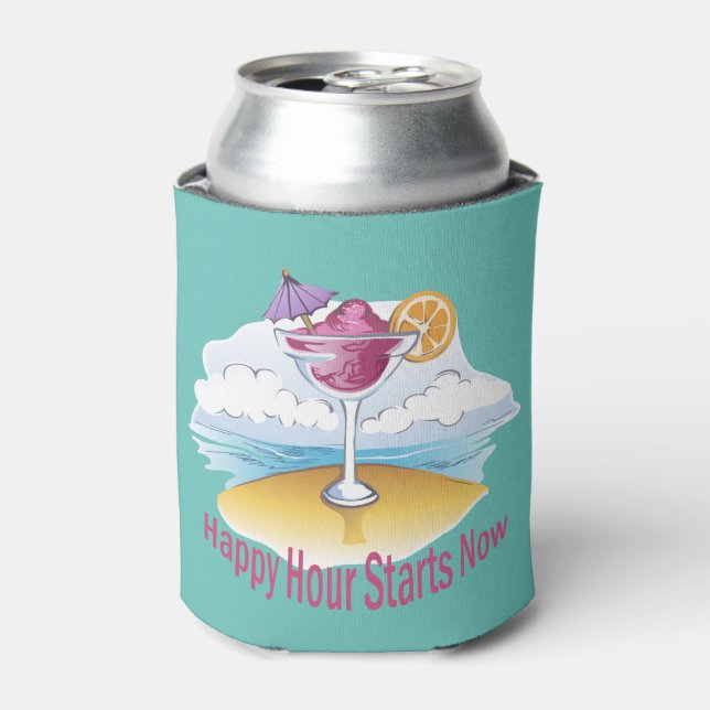 Porta-lata A Hora Feliz começa agora (Can Front)