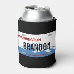 Porta-lata A matrícula feita sob encomenda de Washington pod