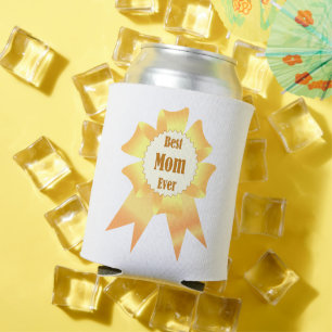 Porta-lata A melhor mãe sempre ganhadora do Ouro, fita prêmio