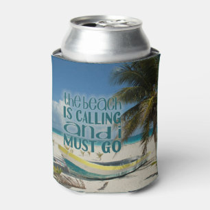 Porta-lata A praia tropical pode um viagem mais fresco dos