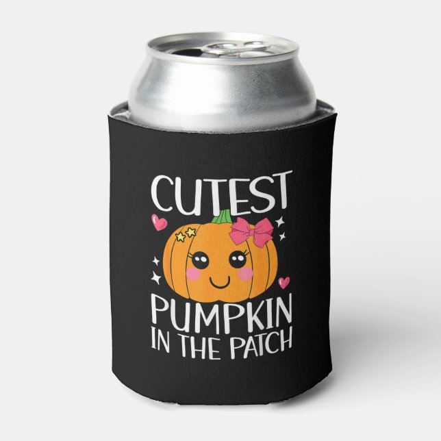 Porta-lata A Pumpkin Mais Fria Do Patch Halloween (Can Front)