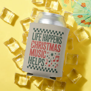 Porta-lata A Vida Acontece Música de Natal Ajuda Divertido Re