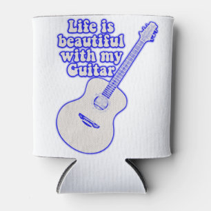 Porta-lata A vida é bela com o meu violão.