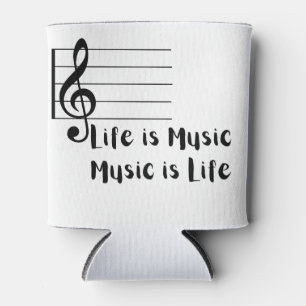 Porta-lata A vida é música, a música é a vida