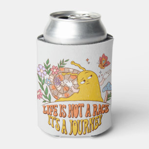 Porta-lata A vida é uma viagem - Caracol, Cogumelo, Flor