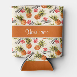 Porta-lata Abacaxi e Hibiscus