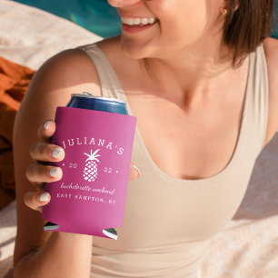 Porta-lata Abacaxi festa de solteira   Personalizado