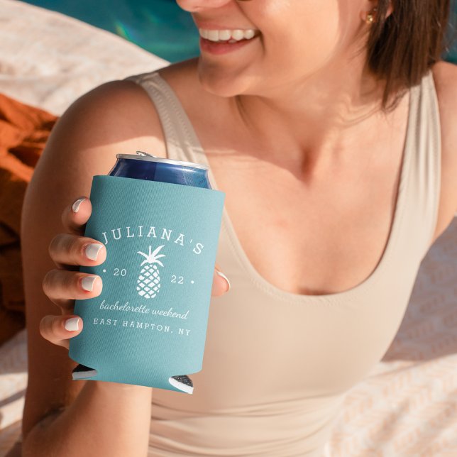 Porta-lata Abacaxi festa de solteira | Personalizado (Criador carregado)