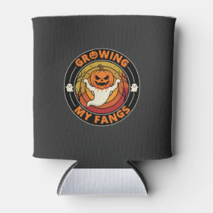 Porta-lata Abóbora Fantasma do Halloween Crescendo Meus Dente