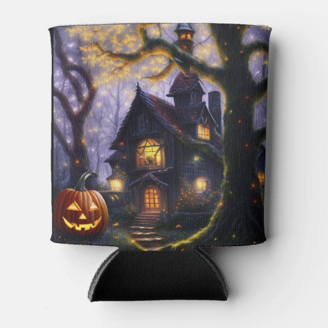 Porta-lata abóbora/queda/outono/Dia das Bruxas (Frente)