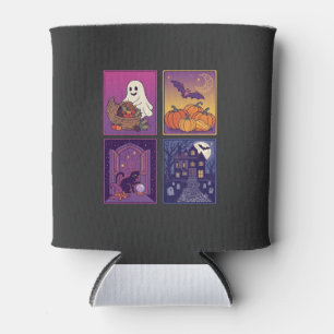 Porta-lata Abóboras Fantasmas de Halloween Casa Assombrada Ga