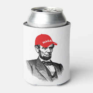 Porta-lata Abraham Lincoln MAGA
