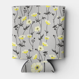 Porta-lata Abstrato botânico: Folhas orgânicas Design