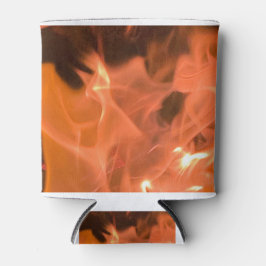 Porta-lata Abstrato Flame Koozie