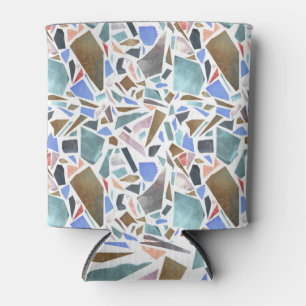 Porta-lata Abstrato: fundo branco desenhado à mão.