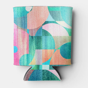 Porta-lata Abstrato Geométrico Brito, Colorida
