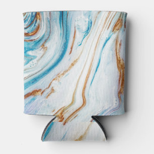 Porta-lata Abstrato Ocean Luxury Marble Swirls
