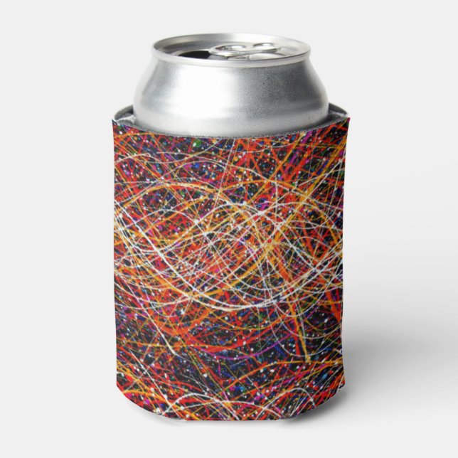 Porta-lata Abstrato Paint Splatter Can Cooler (Can Front)
