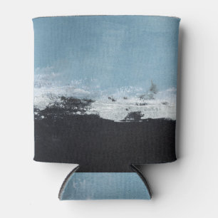 Porta-lata Abstrato, Paisagem Pintada Pela Mão.