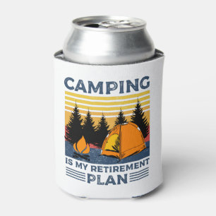 Porta-lata Acampamento é meu plano de aposentadoria Engraça