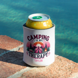 Porta-lata Acampamento É Minha Terapia