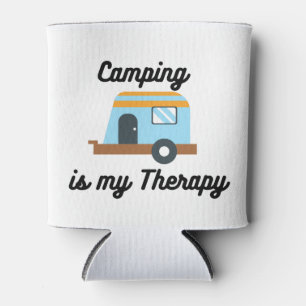 Porta-lata Acampamento é minha terapia em um refrigerador