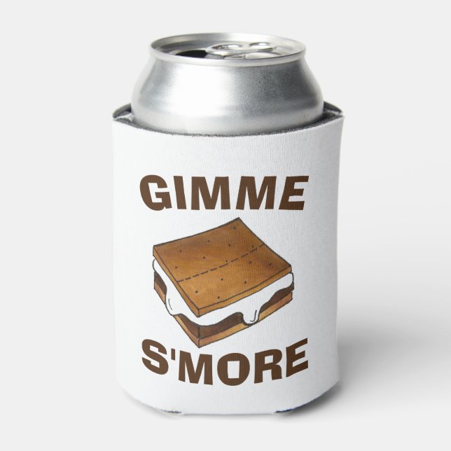 Porta-lata Acampamento Gimme S'more Marshmallow Campfire S'mo (Can Front)