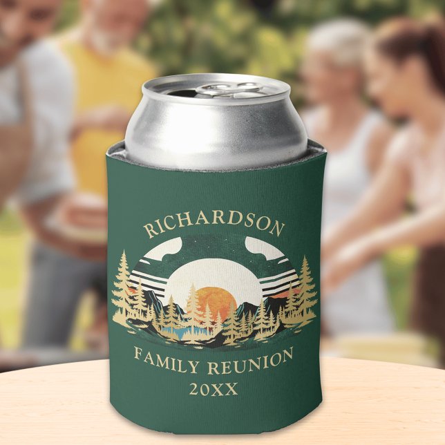 Porta-lata Acampamento monta Sindicato da Família Verde Sunse (Criador carregado)