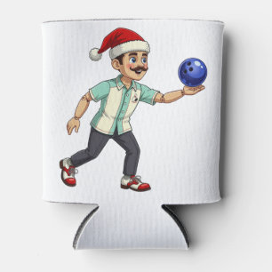 Porta-lata Acrátilo de Natal de Boliche Esportes Férias Natal