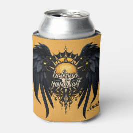 Porta-lata Acredite em si mesmo, uma carta