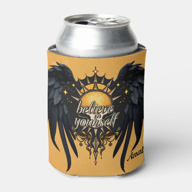 Porta-lata Acredite em si mesmo, uma carta (Can Front)