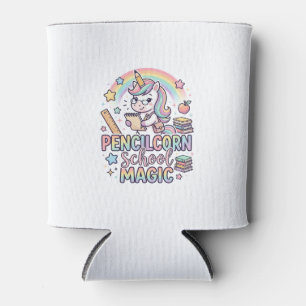 Porta-lata Adesivo Mágico Adorável Escola Unicórnio Pencilcor