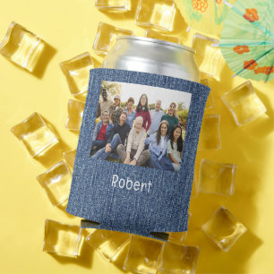Porta-lata Adicionar Foto ou Logotipo Nome Reunião de Família