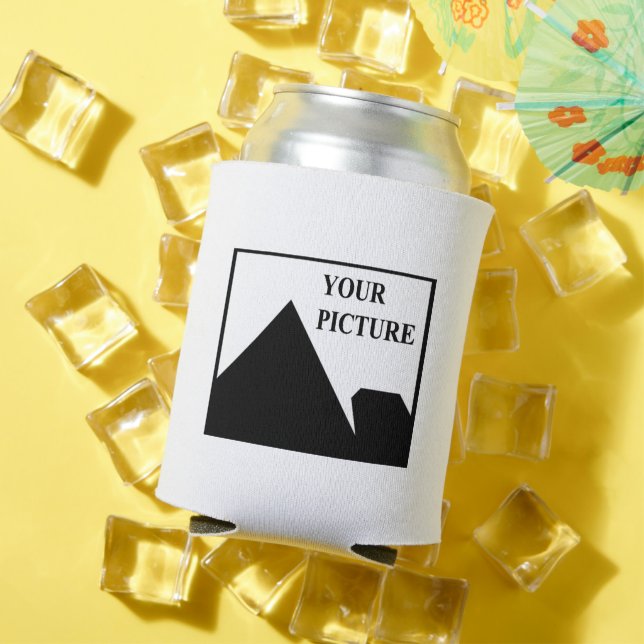 Porta-lata Adicionar Nome Personalizado da Empresa de Negócio (Verão in situ)