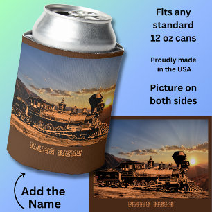 Porta-lata Adicionar Nome Personalizar Comboio A Vapor CPRR 2