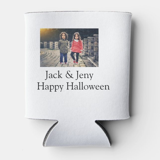 Porta-lata adicionar o nome do texto da foto (Frente)