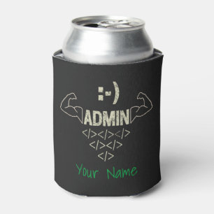 Porta-lata Administrador Admin IT Sysadmin Computer Scientist