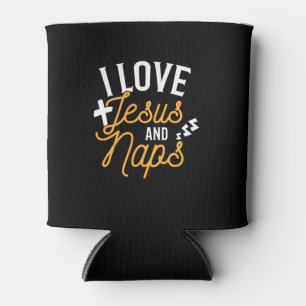 Porta-lata Adoro Jesus e Naps Religiosos Engraçados