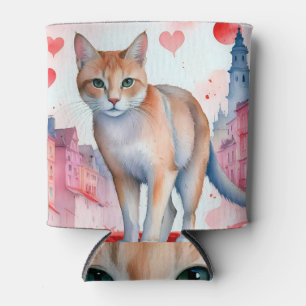 Porta-lata Adoro um gato