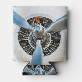 Porta-lata Aeronave Douglas DC-3. Hélice