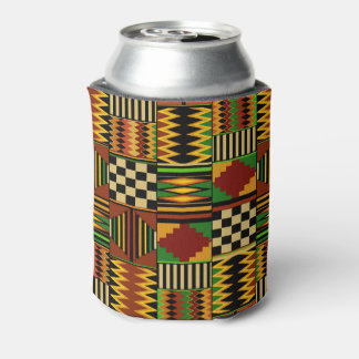 Porta-lata African Royal Kente Cloth 