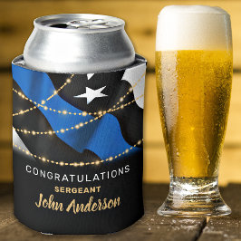 Porta-lata Agente de Polícia - Parte de Reforma Thin Blue